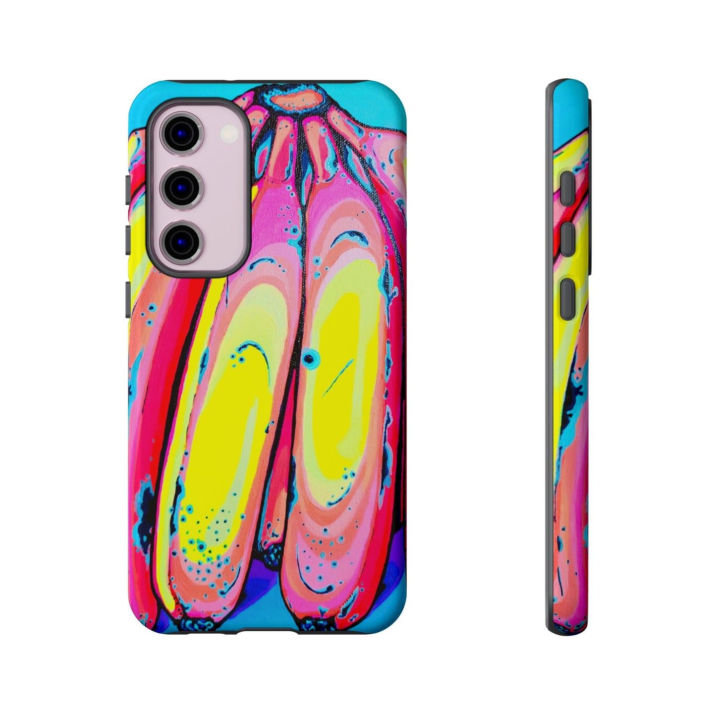 Neon Fat Bananas Tough Phone Case