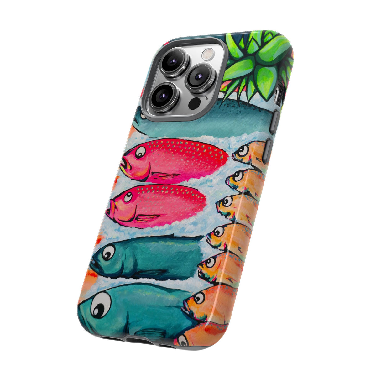 Neon Cabo Fish Market Tough Phone Case