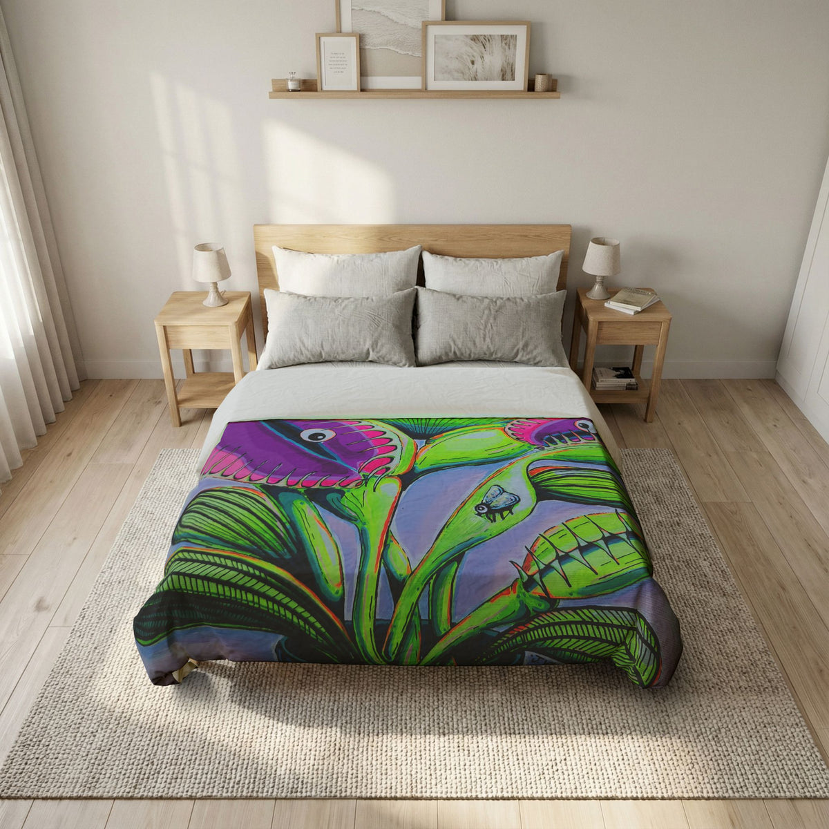 Cyclops Venus Fly Trap Duvet Cover