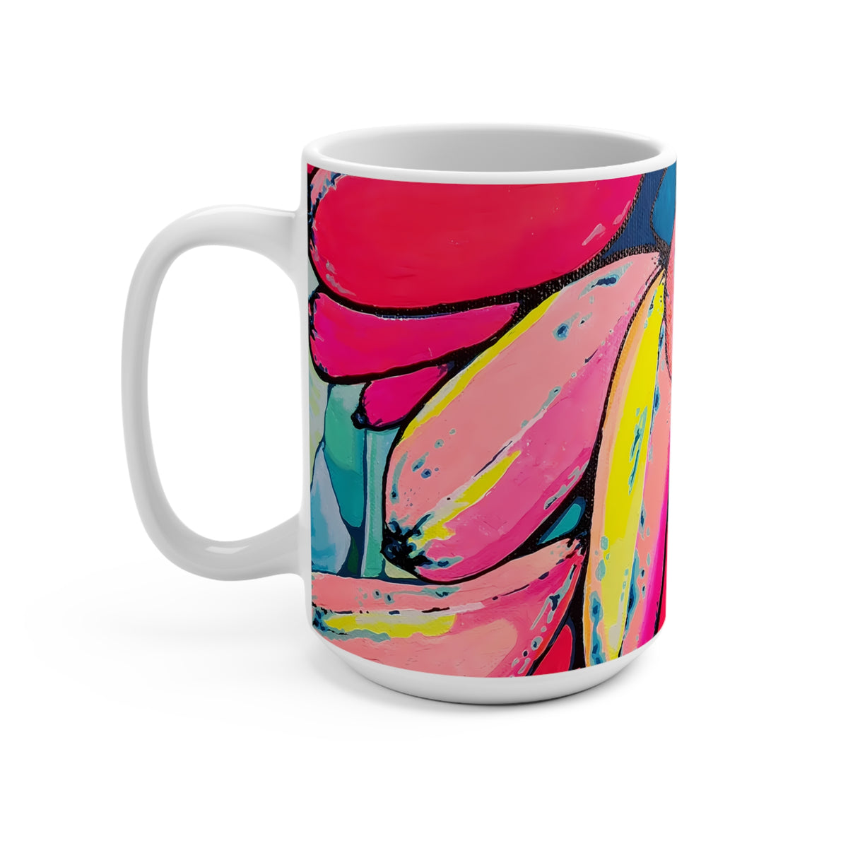 Neon Primitivo Bananas Mug