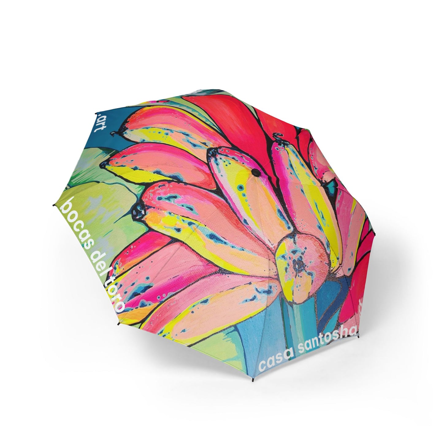 Neon Primitivo Bananas Umbrella - Foldable & Stylish Rain Gear