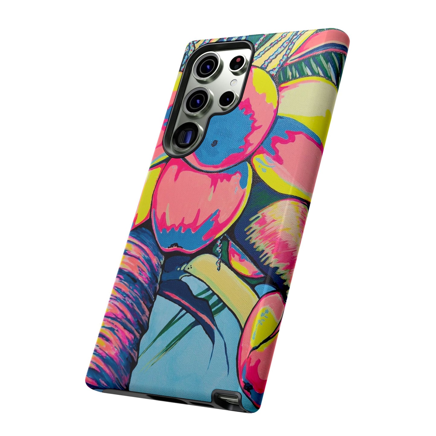 Neon Coconuts Tough Phone Case