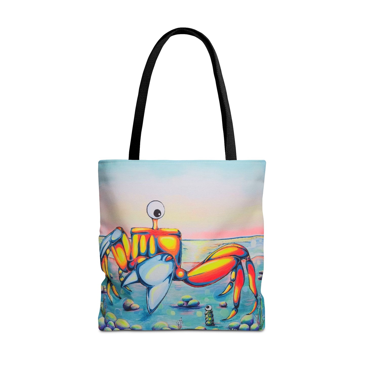 Premium Cyclops Crab Tote Bag, Original Artist Design, Reusable Shopping Tote,  Eco-Friendly