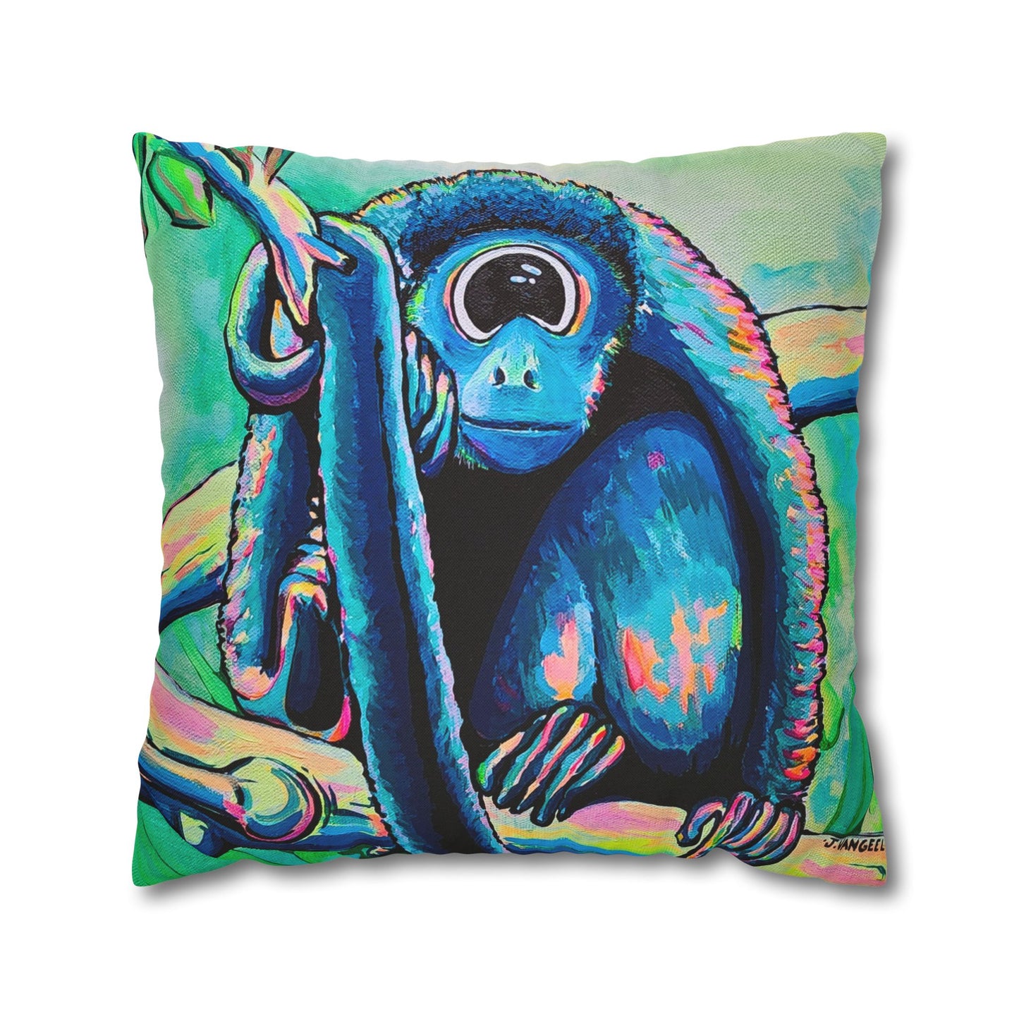 Cyclops Monkey Pillowcase for Throw Pillow, Cover Only