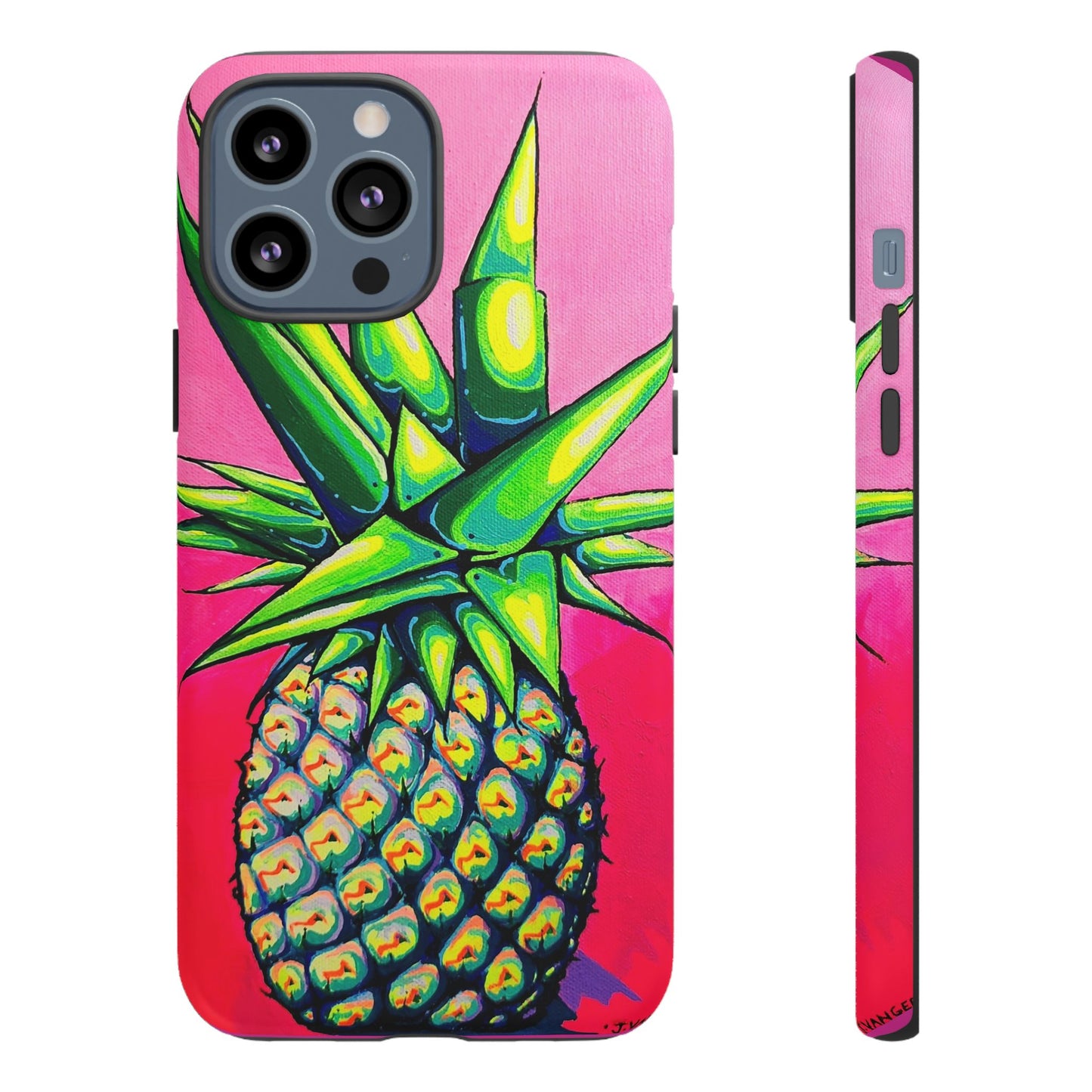 Neon Pineapple Tough Phone Case