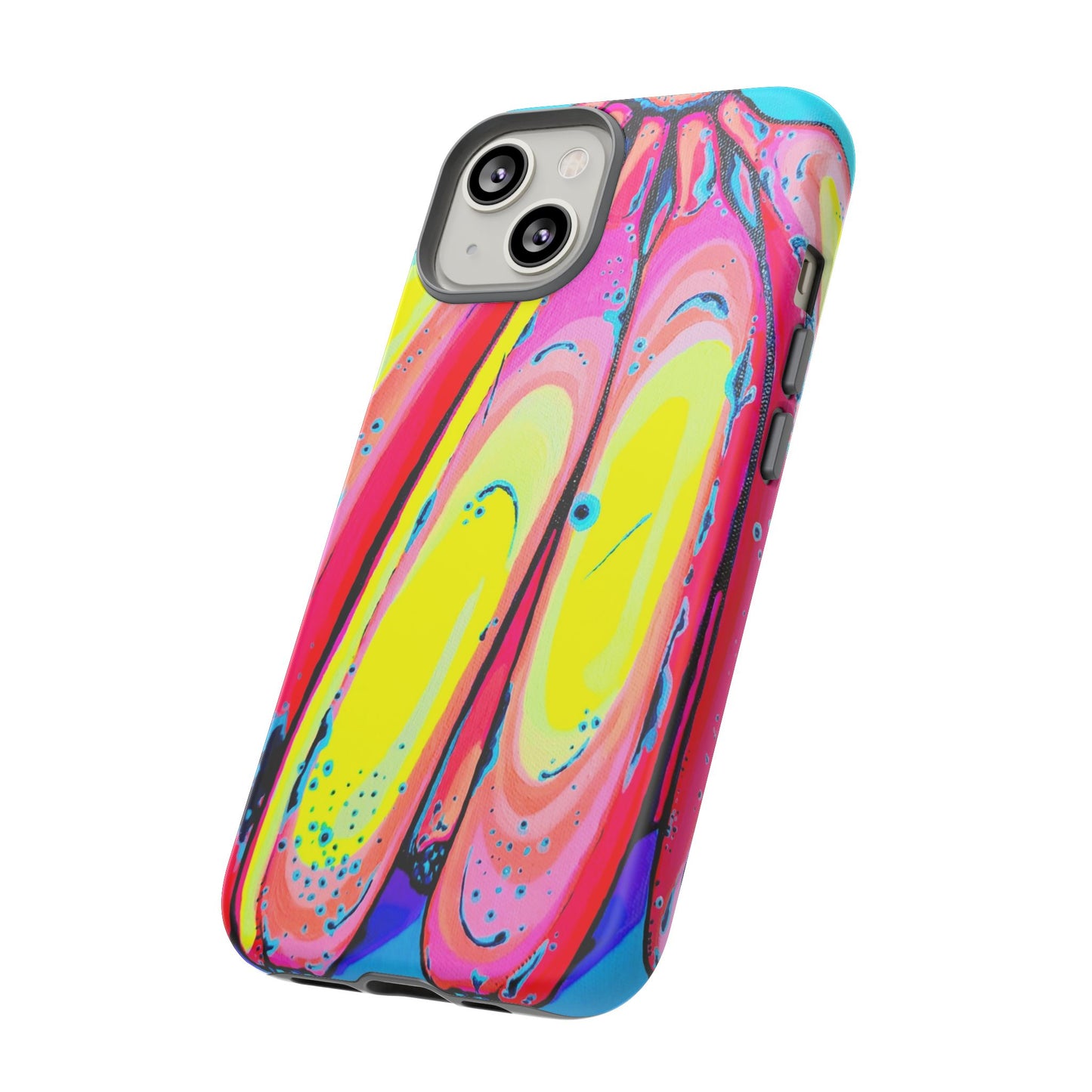Neon Fat Bananas Tough Phone Case