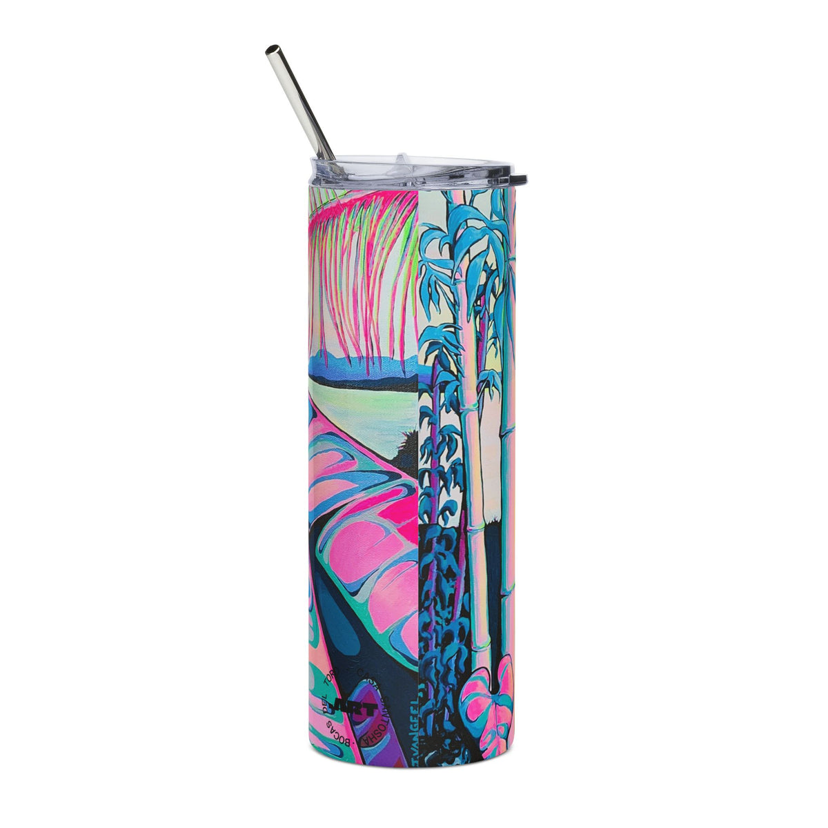 Gobelet isotherme en acier inoxydable Serenity Bocas, 590 ml | Mug de voyage amusant et écologique