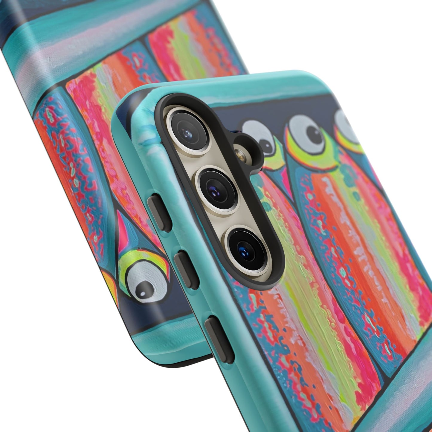 Neon Sardines Tough Phone Case