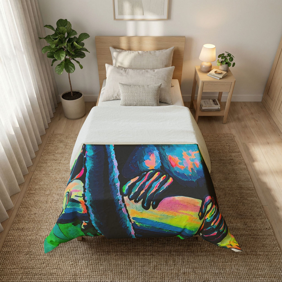 Cyclops Monkey Duvet Cover