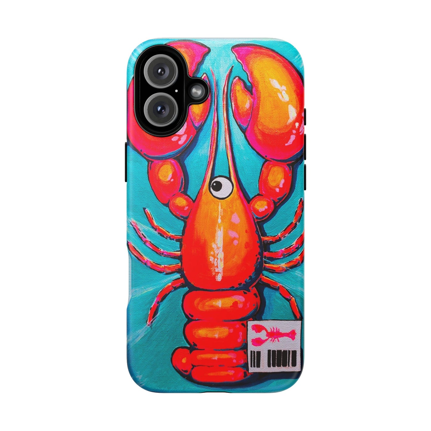 Neon Lobster Tough Phone Case
