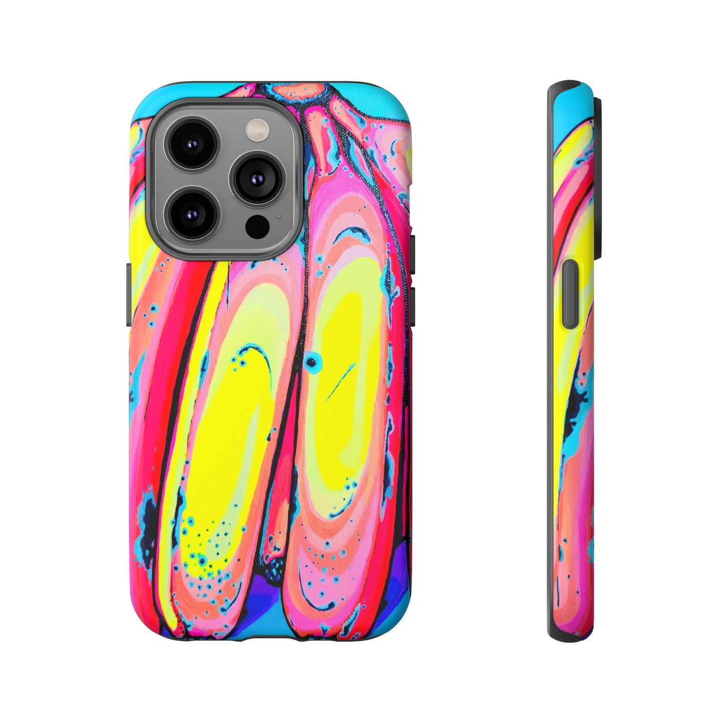 Neon Fat Bananas Tough Phone Case