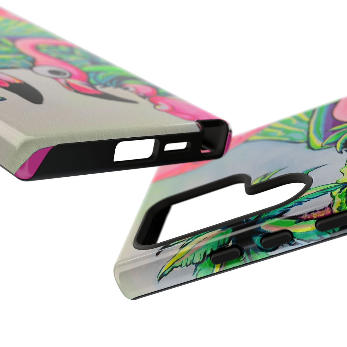 Cyclops Flamingo Family Tough Phone Case