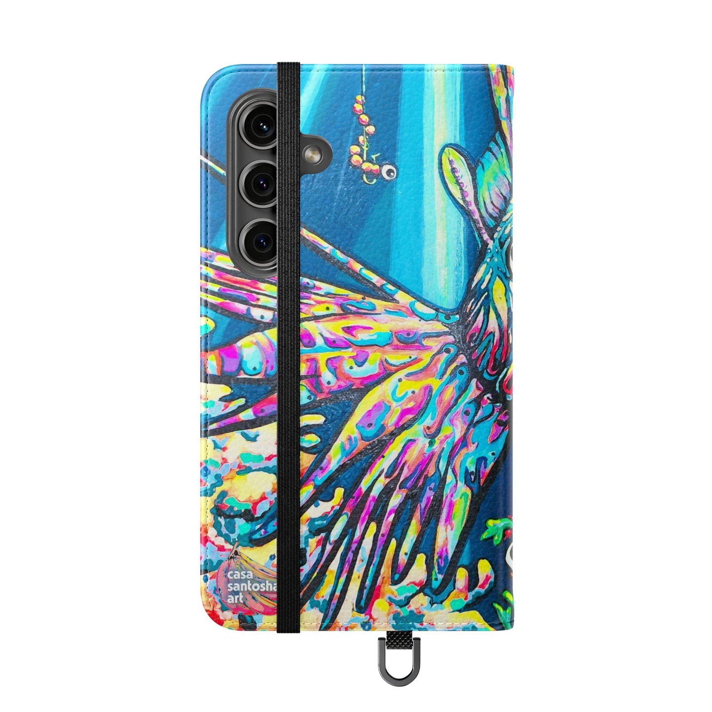 Cyclops Lionfish Flip Phone Case – Wallet Cover with Card Slots