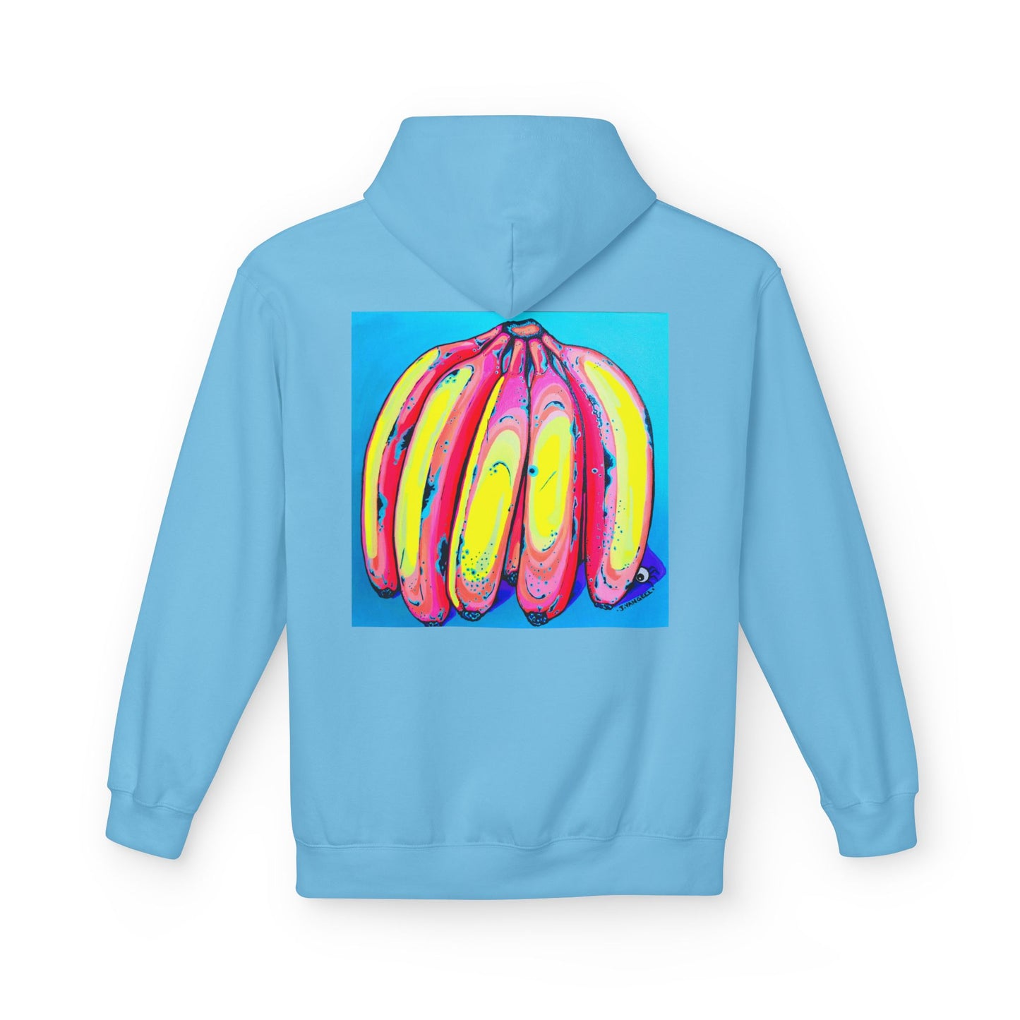 Unisex Neon Fat Bananas Soft Hoodie
