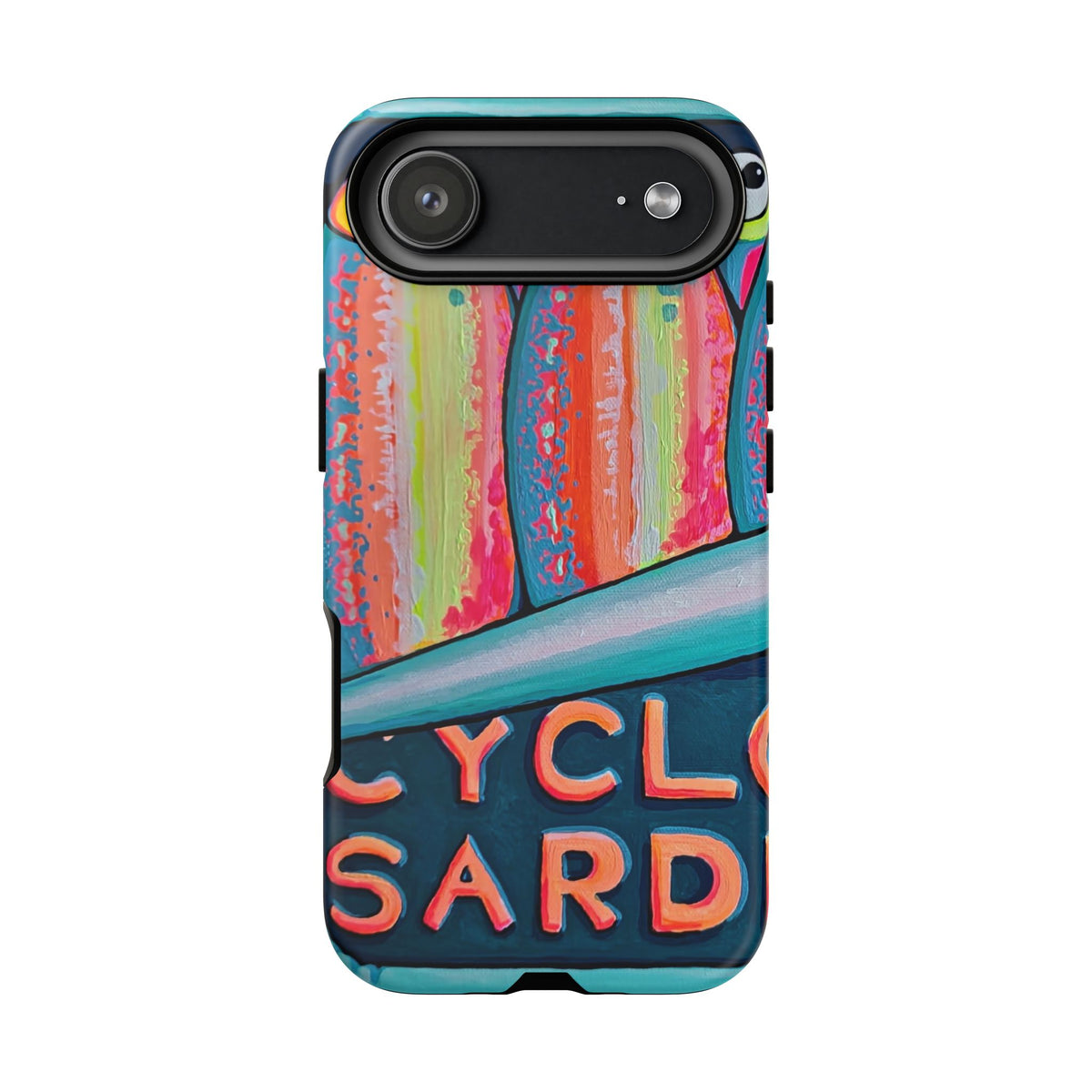 Neon Sardines Tough Phone Case