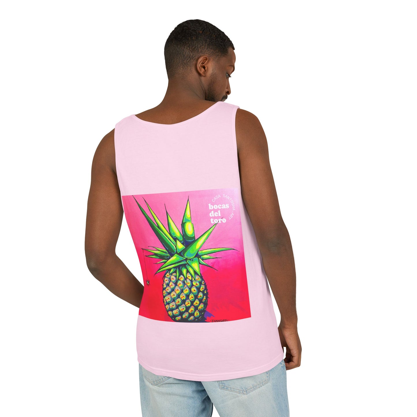 Unisex Neon Pineapple Tank Top - Perfect for Summer Vibes
