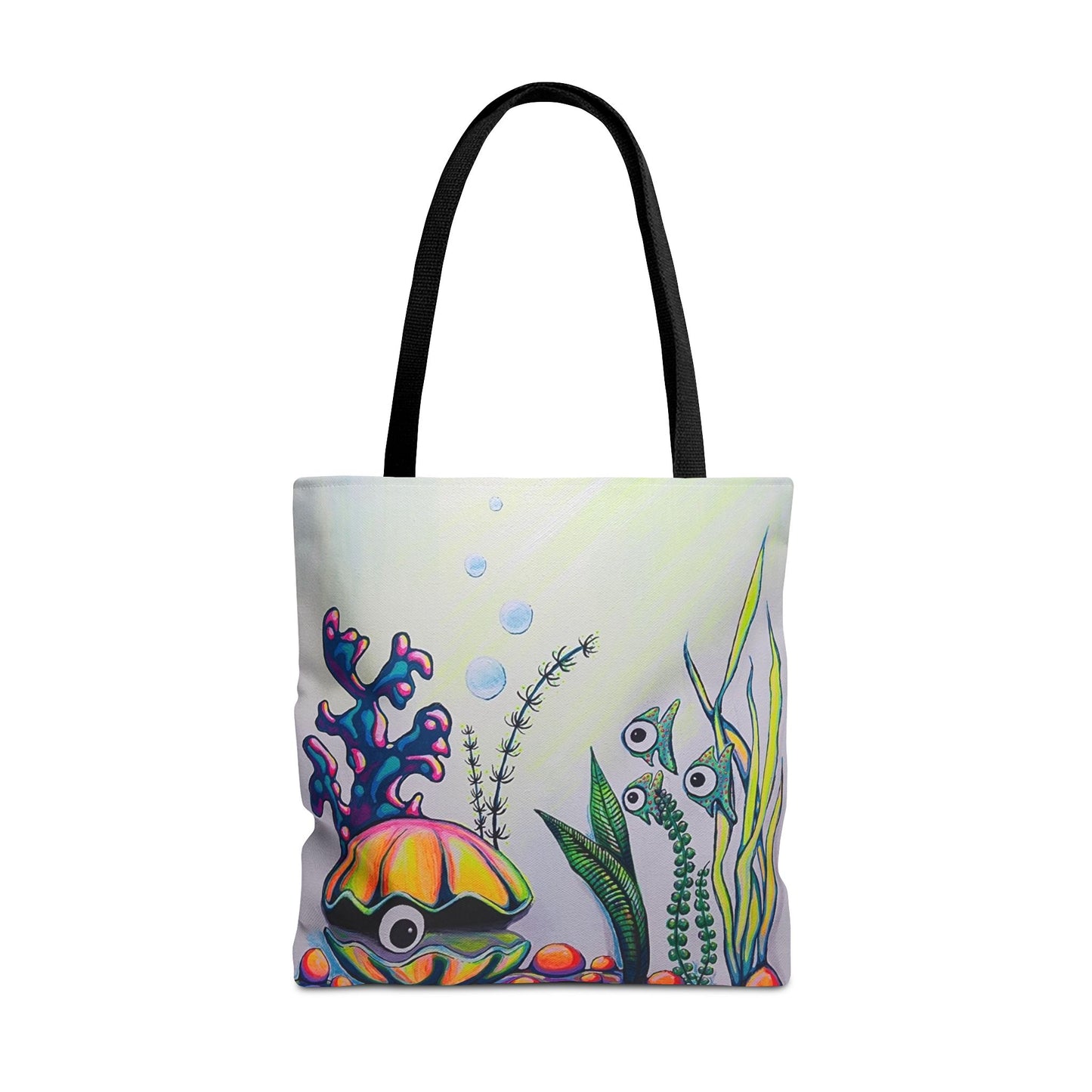 Premium Cyclops Clam Tote Bag, Original Artist Design, Reusable Shopping Tote,  Eco-Friendly