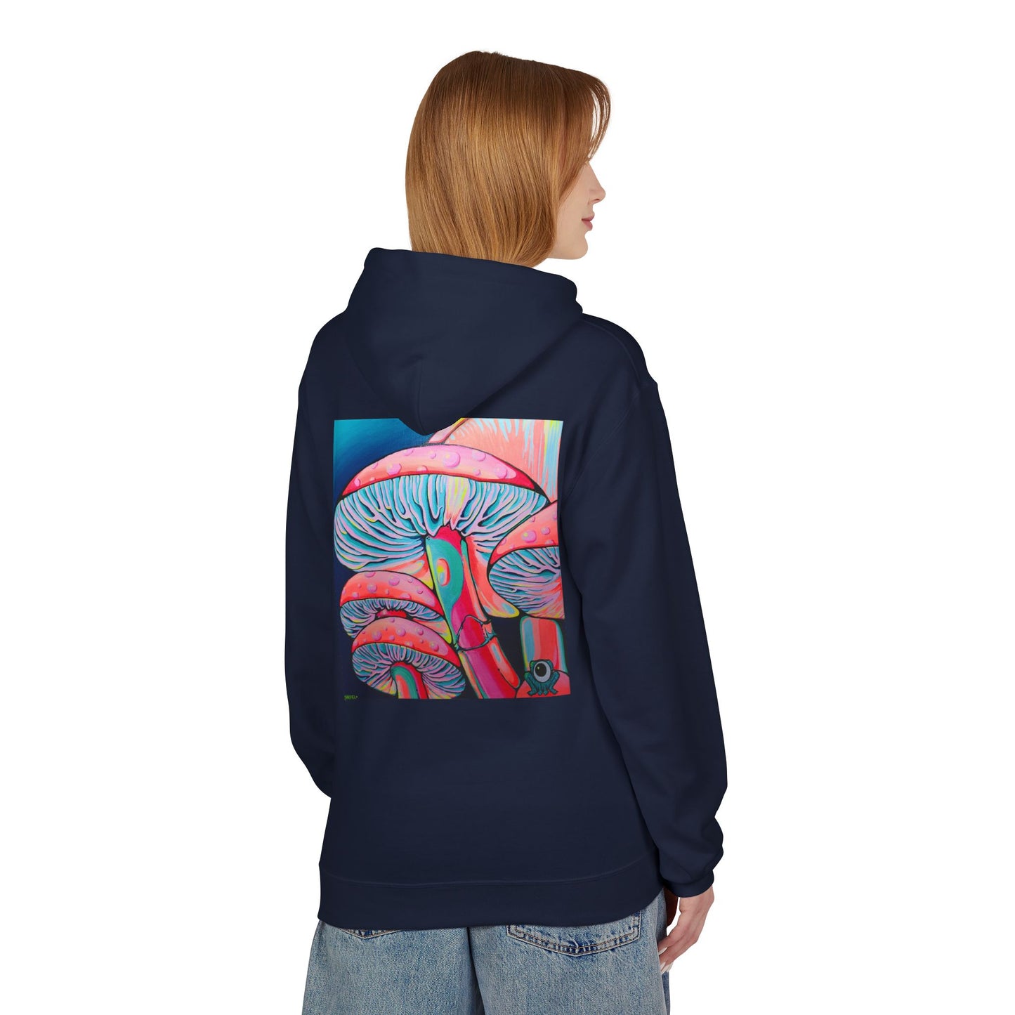 Unisex Trippy Mushrooms Soft Hoodie