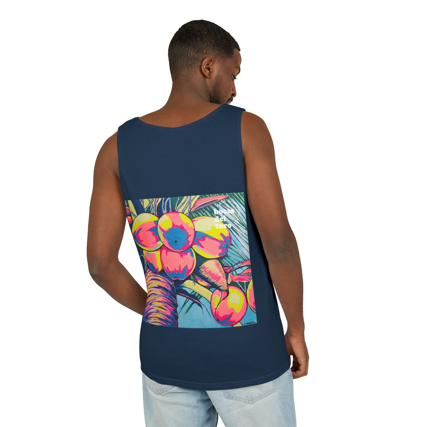Unisex Neon Coconuts Tank Top - Perfect for Summer Vibes