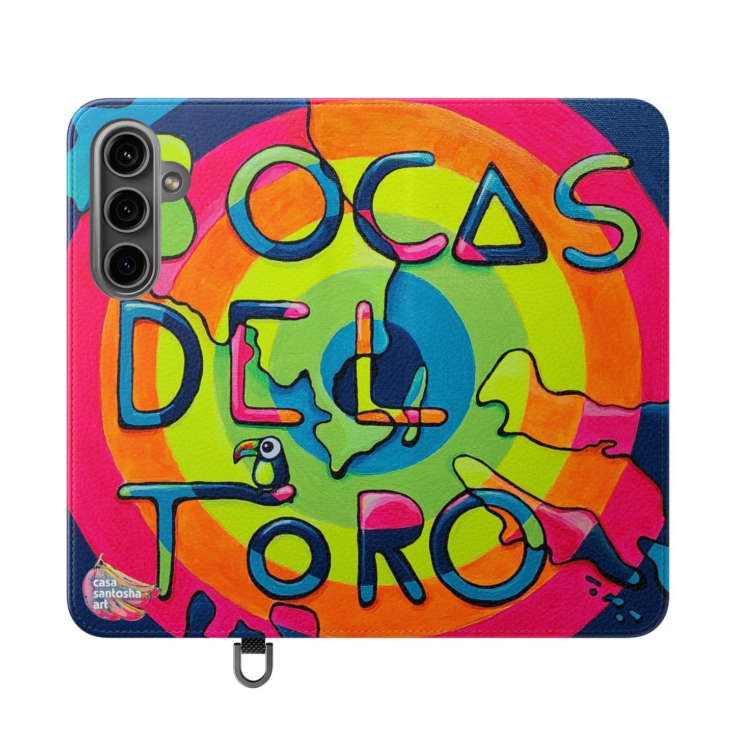 Bocas Del Toro Islands Flip Phone Case – Wallet Cover with Card Slots