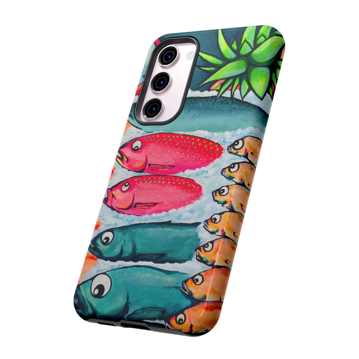 Neon Cabo Fish Market Tough Phone Case