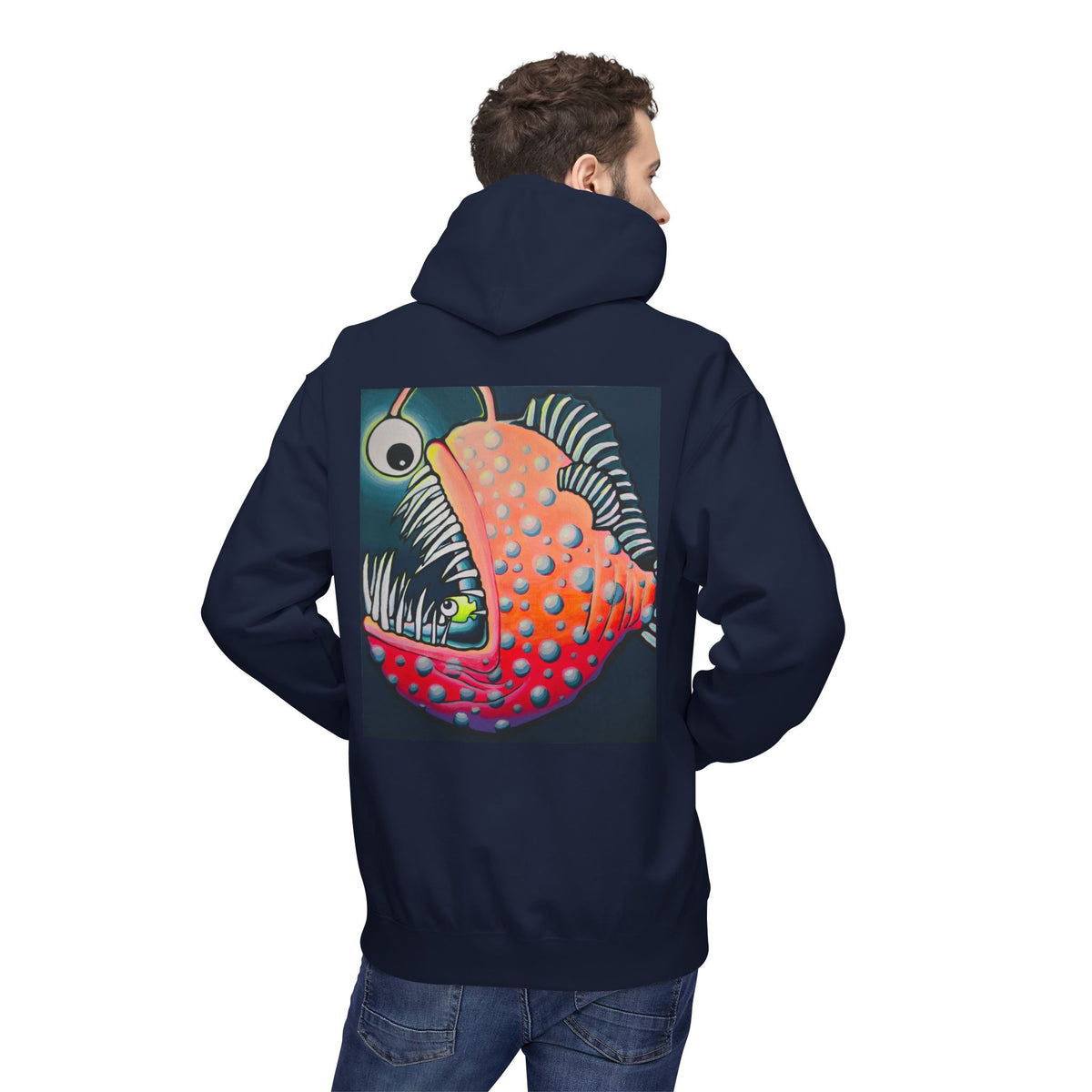 Unisex Cyclops Anglerfish Soft Hoodie