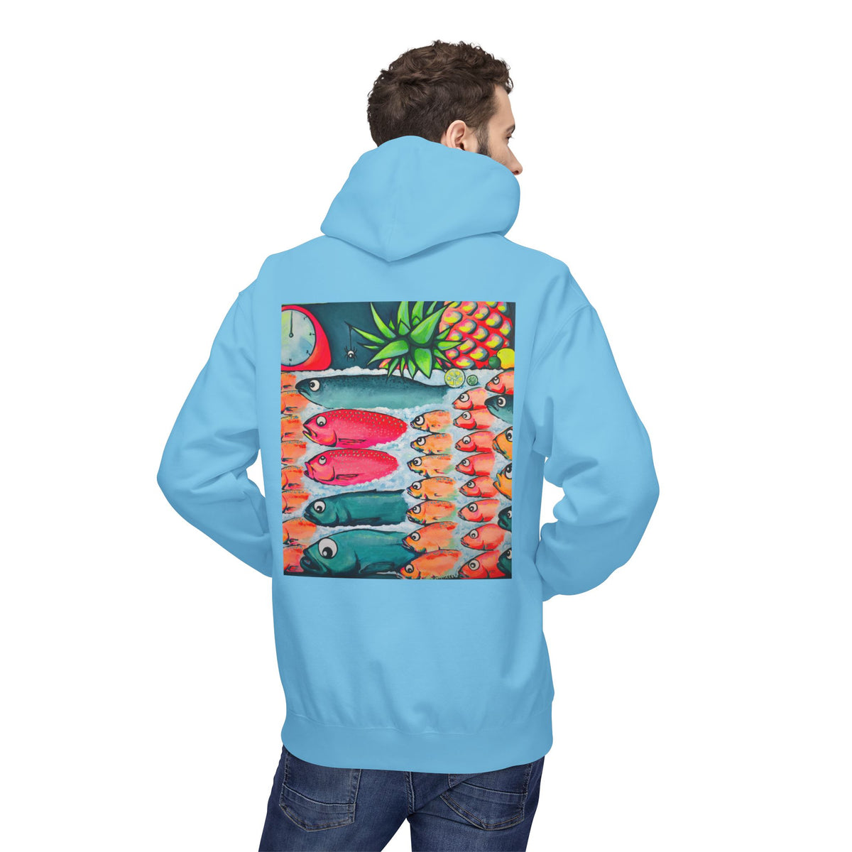 Unisex Neon Cabo Fish Market Soft Hoodie