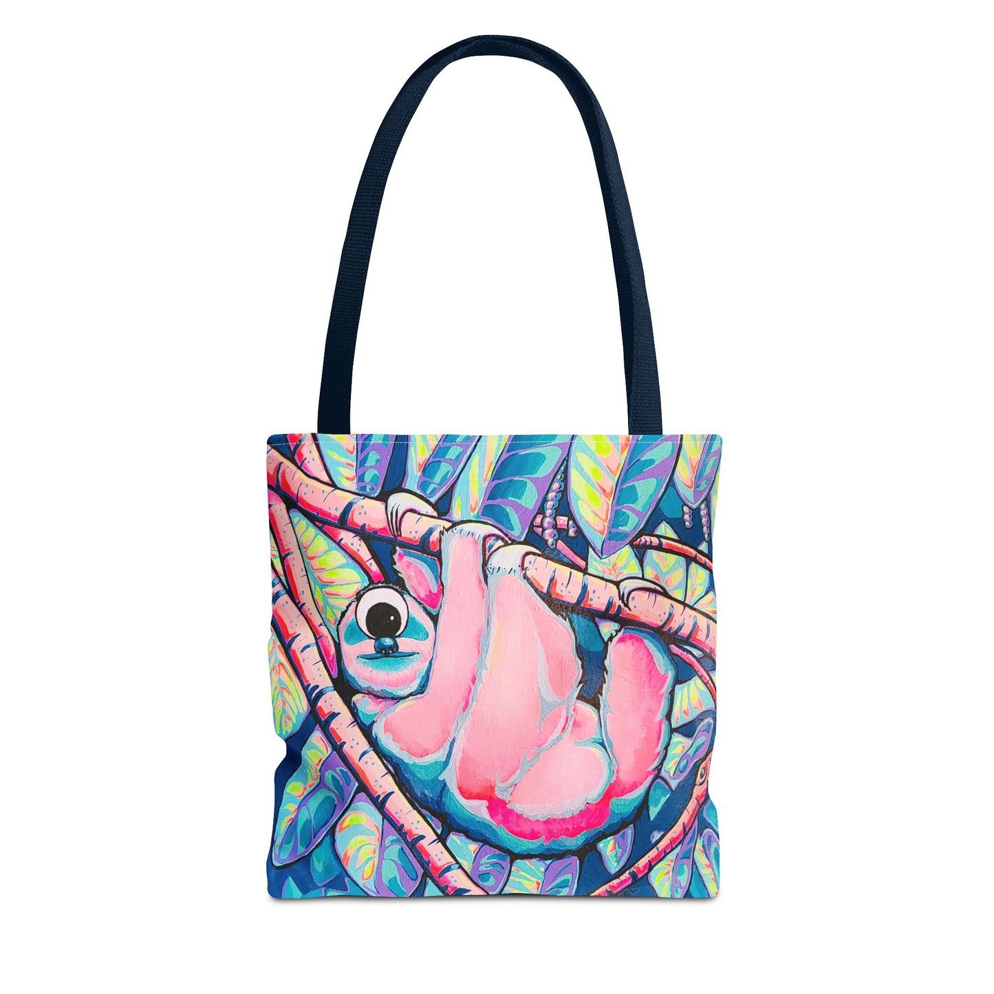 Premium Cyclops Sloth Tote Bag, Original Artist Design, Reusable Shopping Tote, Eco-Friendly