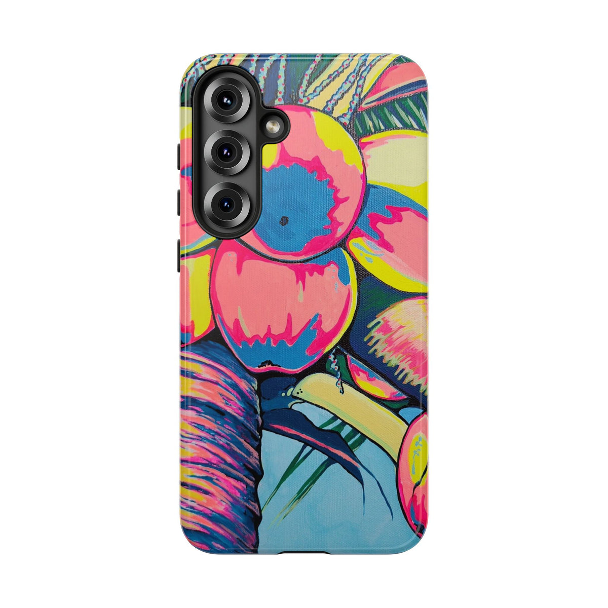 Neon Coconuts Tough Phone Case
