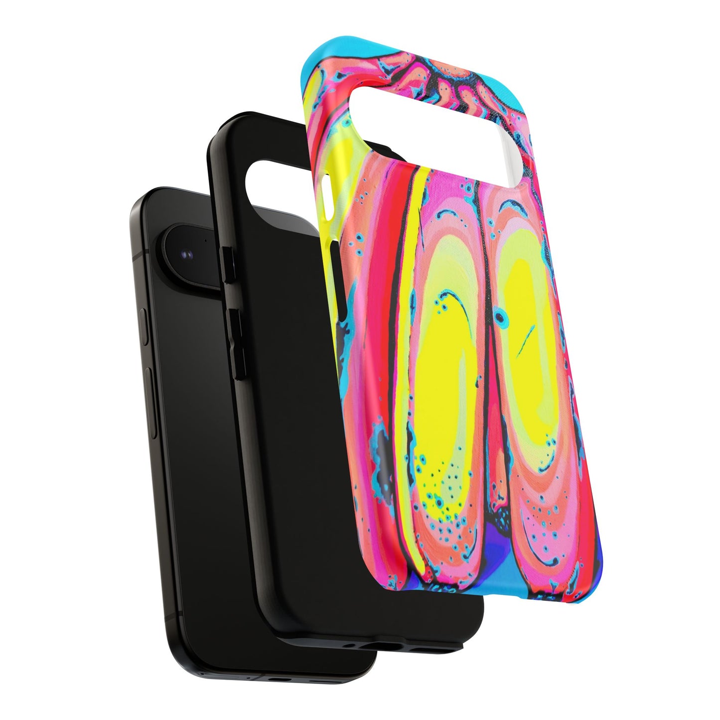Neon Fat Bananas Tough Phone Case