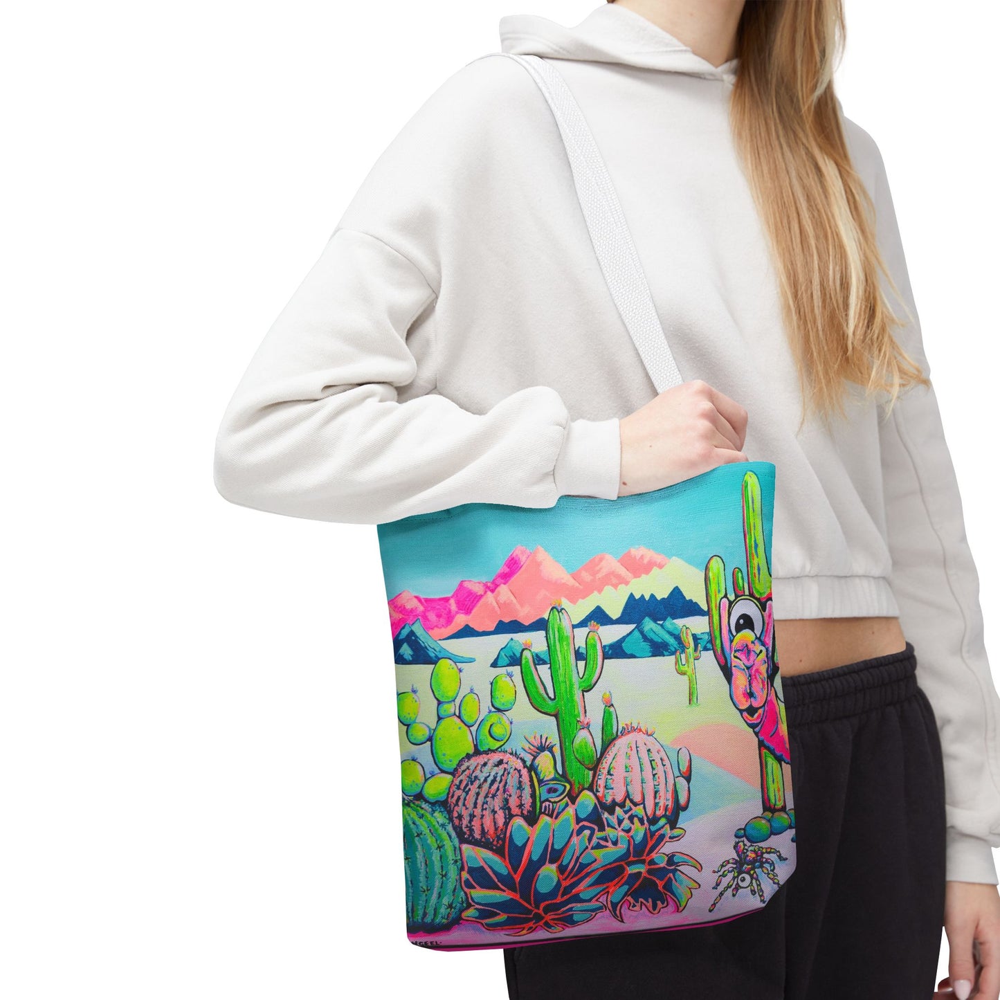 Premium Cyclops Camel Tote Bag, Original Artist Design, Reusable Shopping Tote,  Eco-Friendly