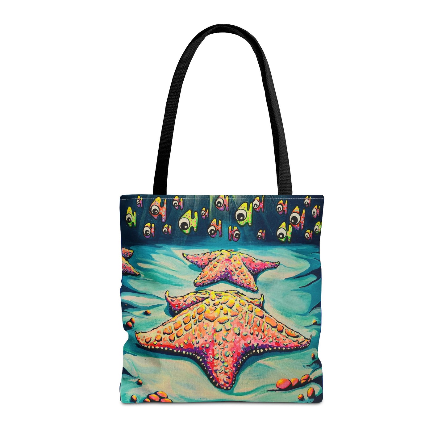 Premium Cyclops Starfish Tote Bag, Original Artist Design, Reusable Shopping Tote, Eco-Friendly