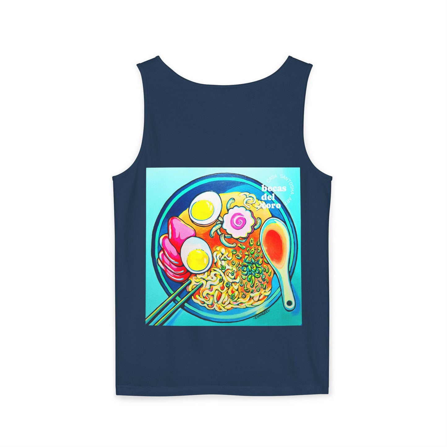 Unisex Neon Ramen Tank Top - Perfect for Summer Vibes