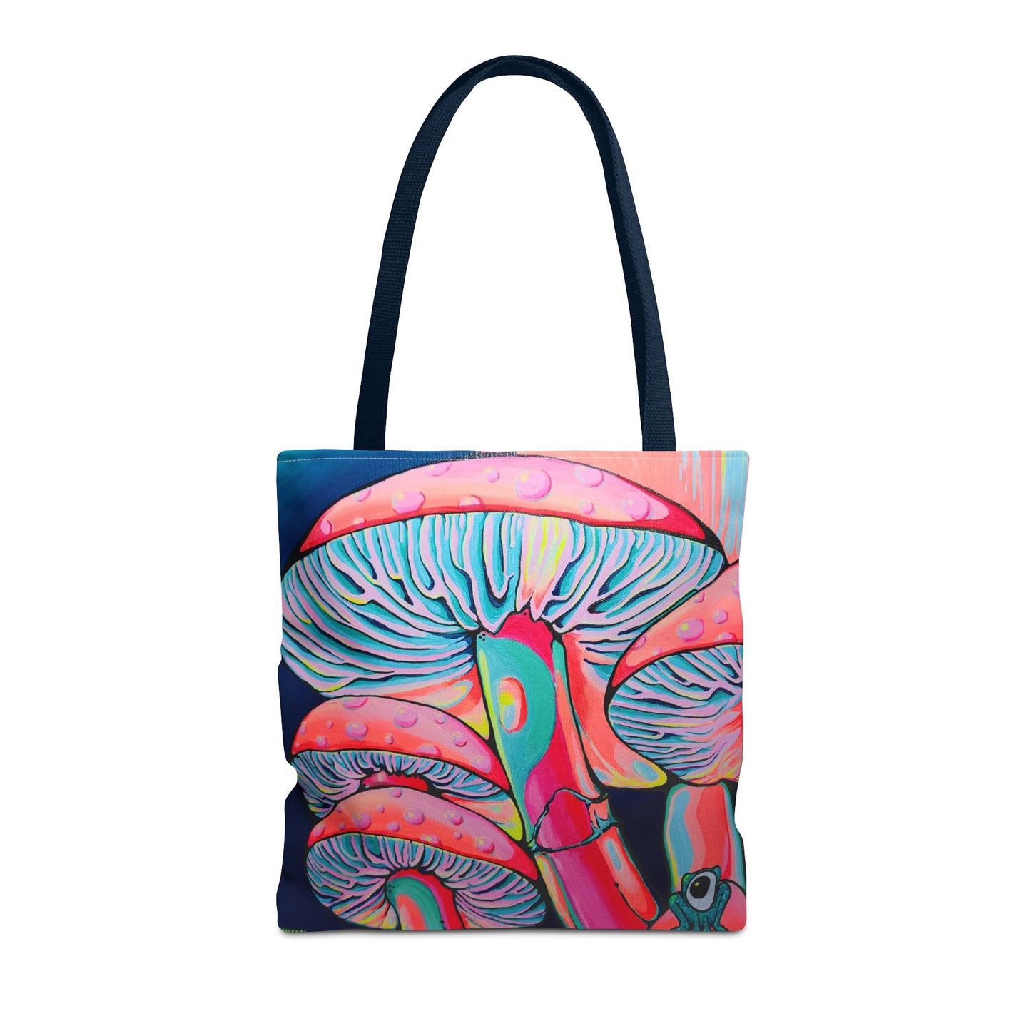 Premium Trippy Mushrooms Tote Bag, Original Artist Design, Reusable Shopping Tote, Eco-Friendly