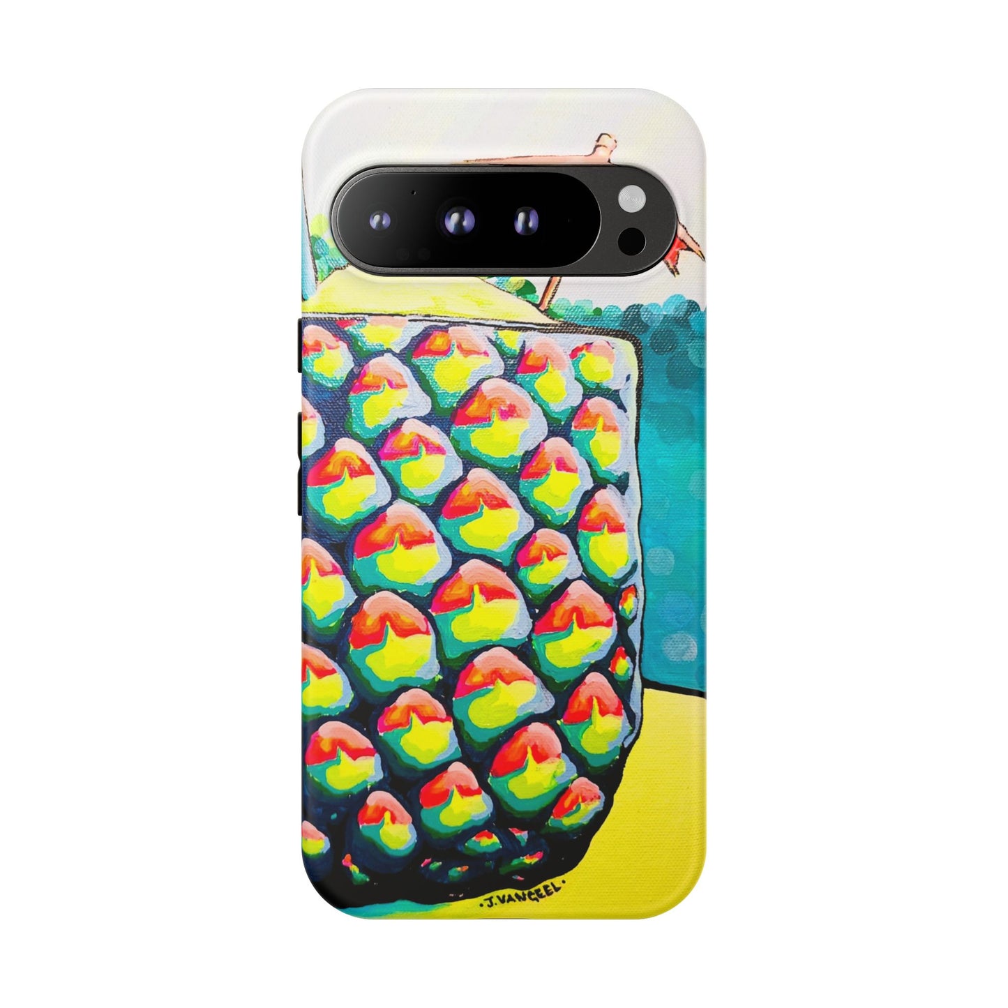 Neon Piña Colada Tough Phone Case