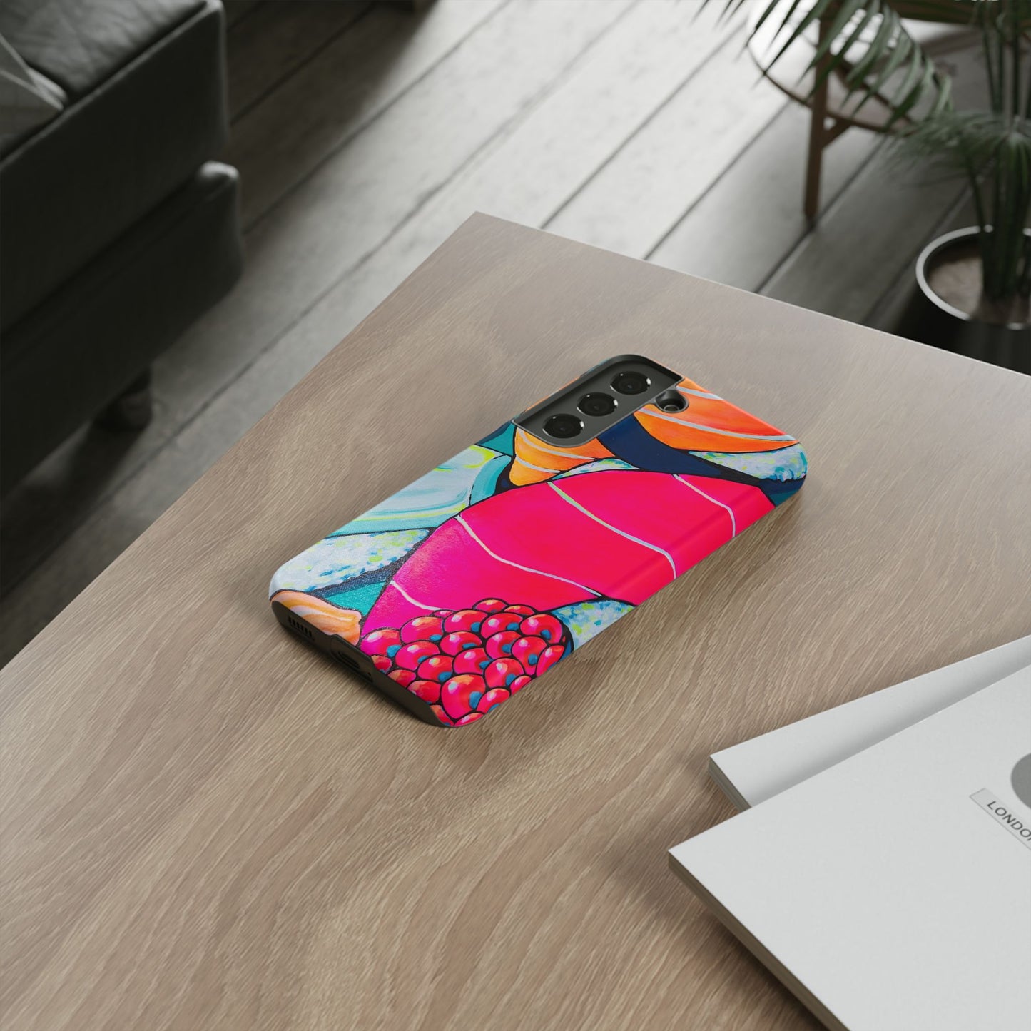 Neon Sushi Tough Phone Case