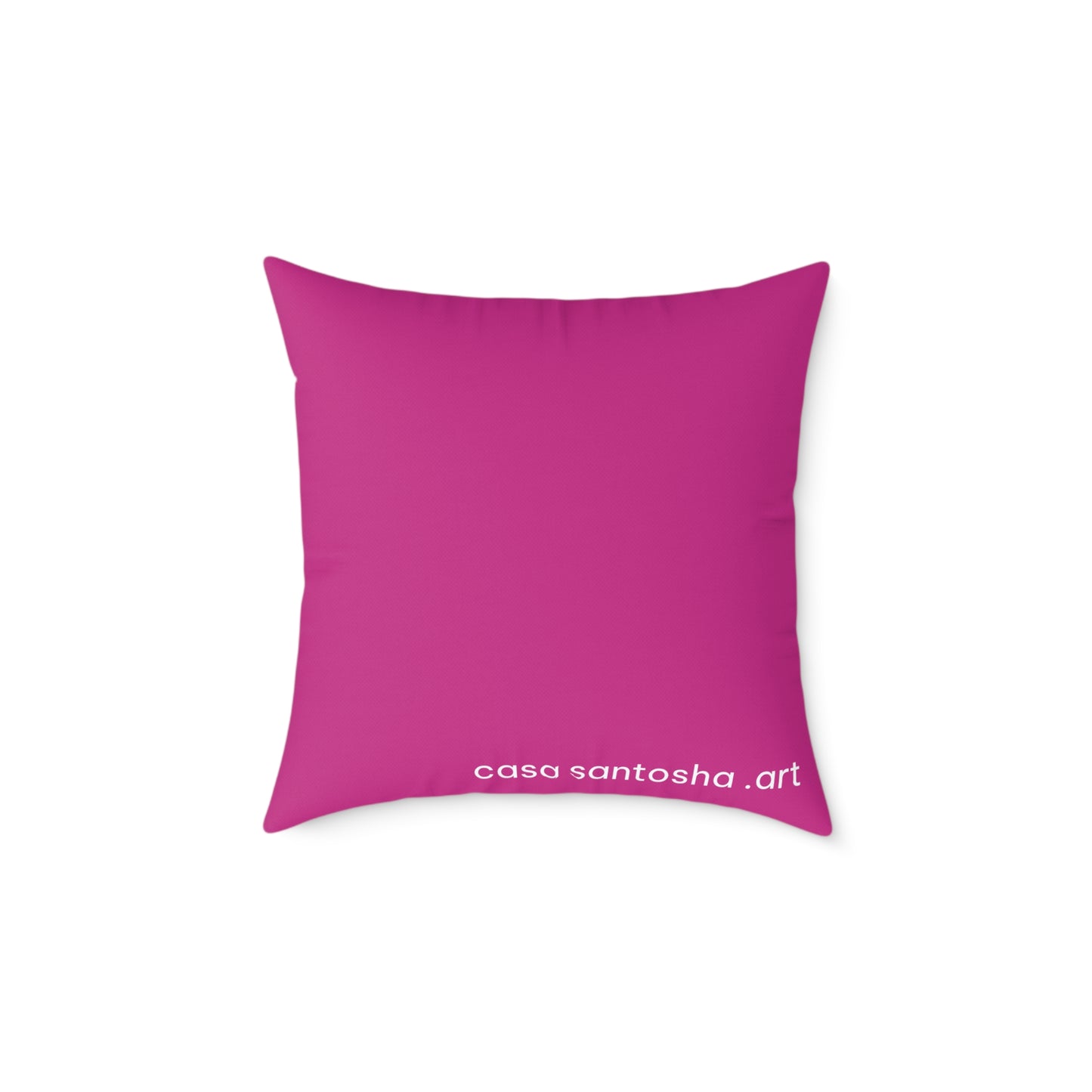 Neon Pink Dragon Fruit Art Canvas Decorative Pillow
