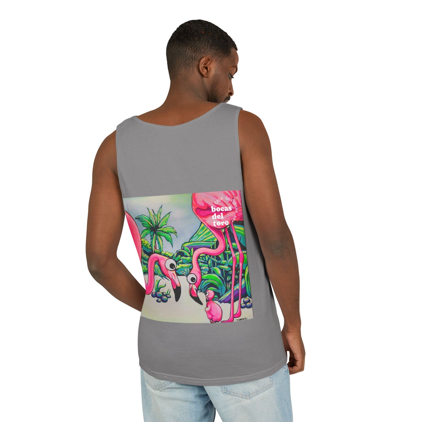 Unisex Cyclops Flamingo Family Tank Top - Perfect for Summer Vibes