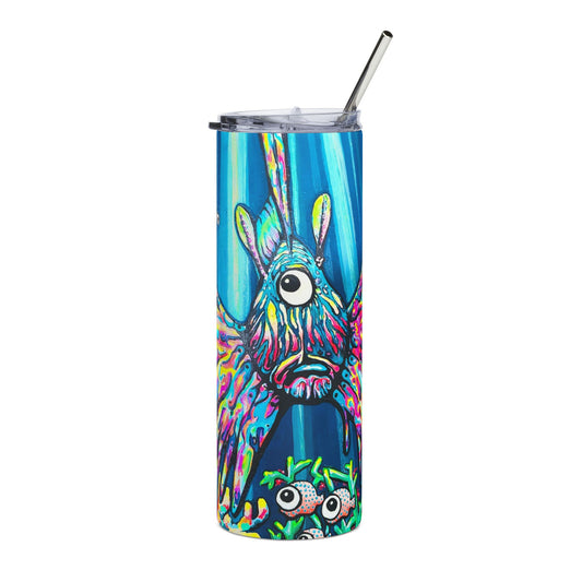 Cyclops Lionfish Stainless Steel Tumbler, 20oz | Fun Travel Mug, Eco-Friendly