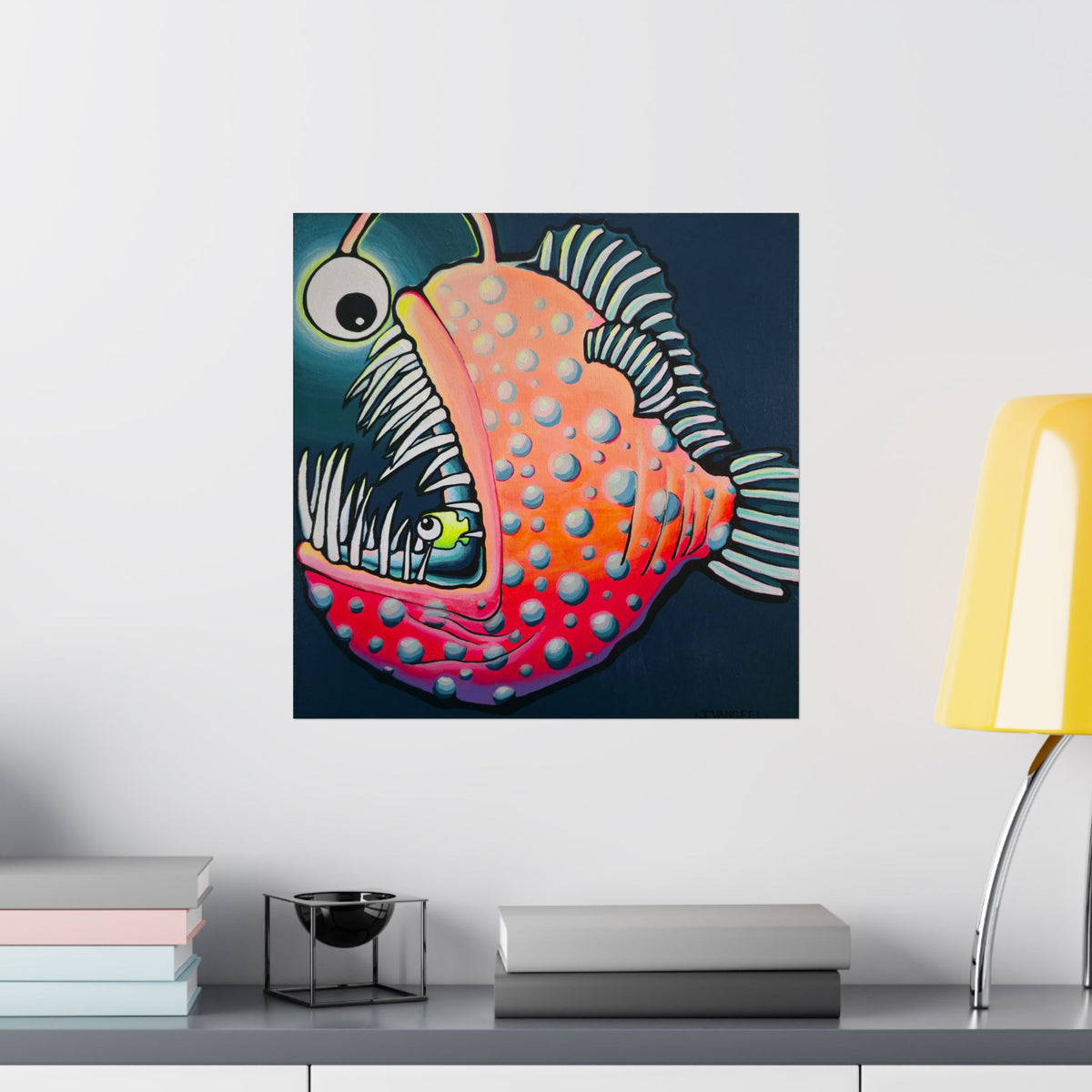 Cyclops Anglerfish Giclée Art Poster