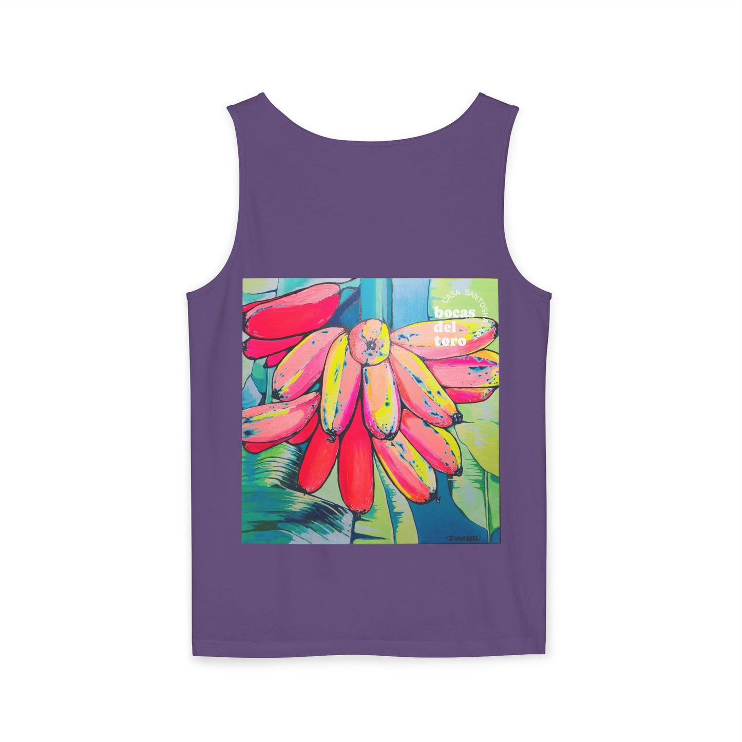 Unisex Neon Primitivo Bananas Tank Top - Perfect for Summer Vibes
