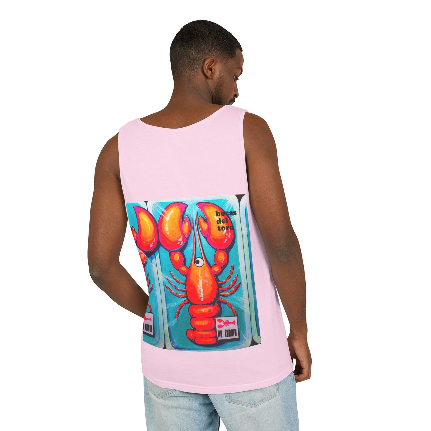 Unisex Fresh Neon Lobster Tank Top - Perfect for Summer Vibes
