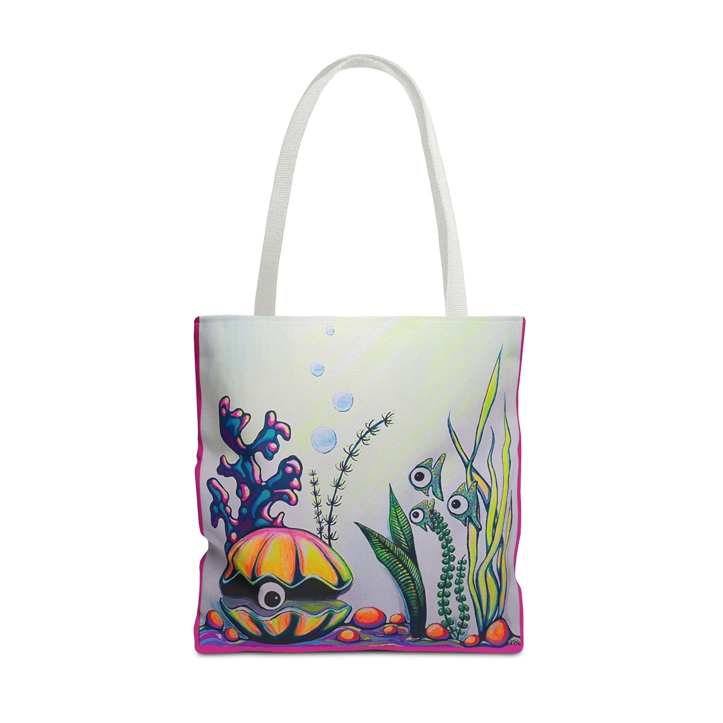 Premium Cyclops Clam Tote Bag, Original Artist Design, Reusable Shopping Tote,  Eco-Friendly