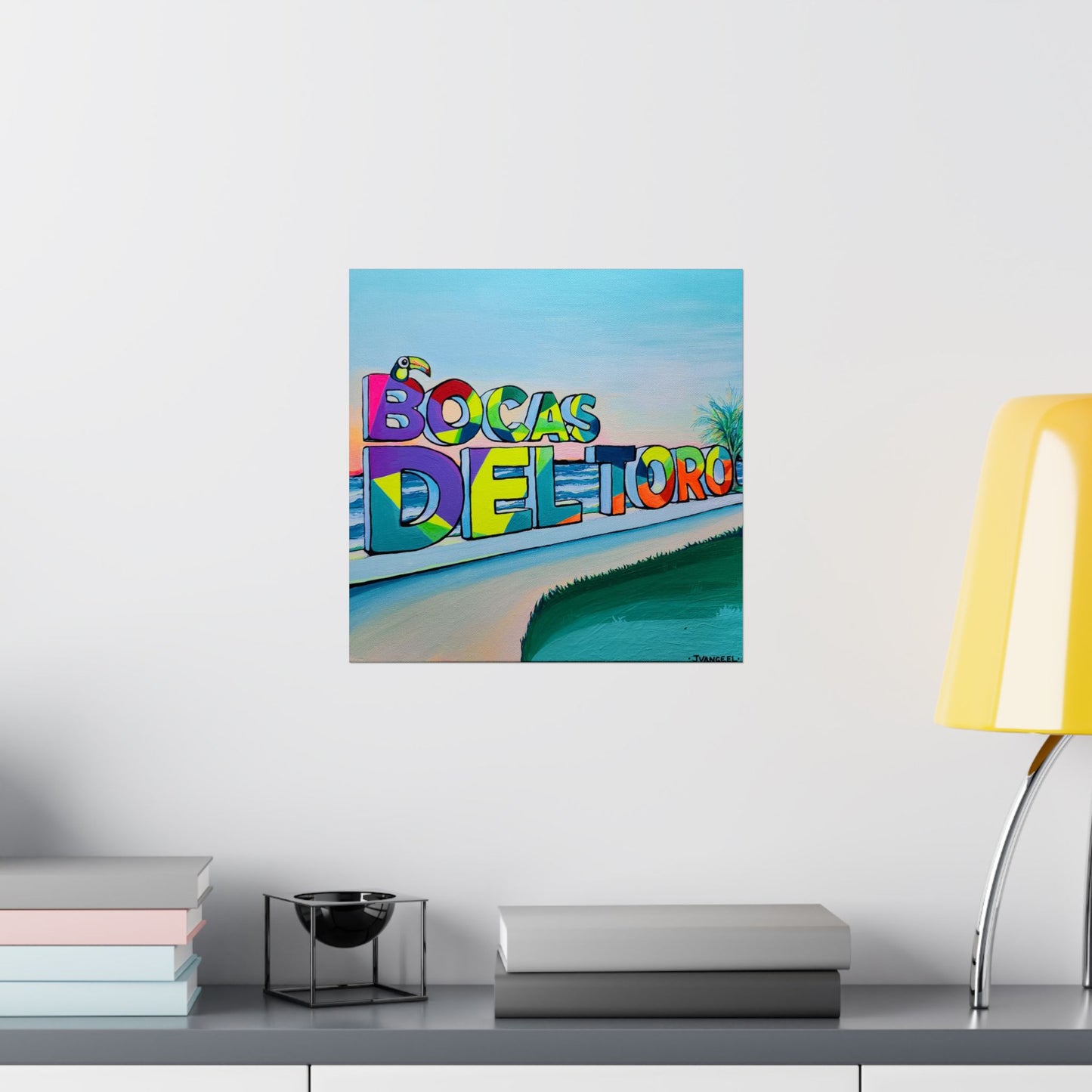 Bocas Del Toro Sign Giclée Art Poster