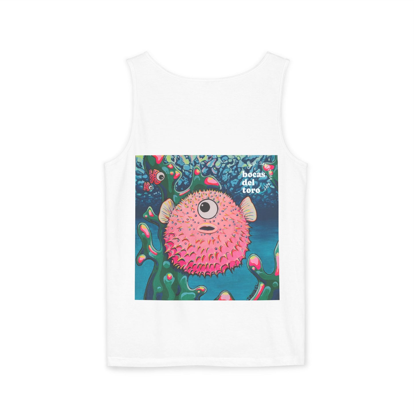 Unisex Cyclops Pufferfish Tank Top - Perfect for Summer Vibes
