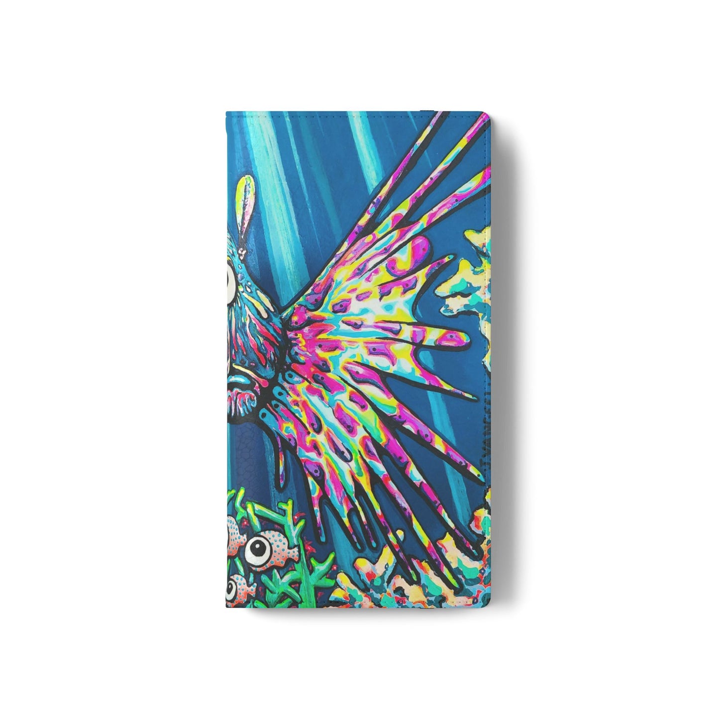 Cyclops Lionfish Flip Phone Case – Wallet Cover with Card Slots