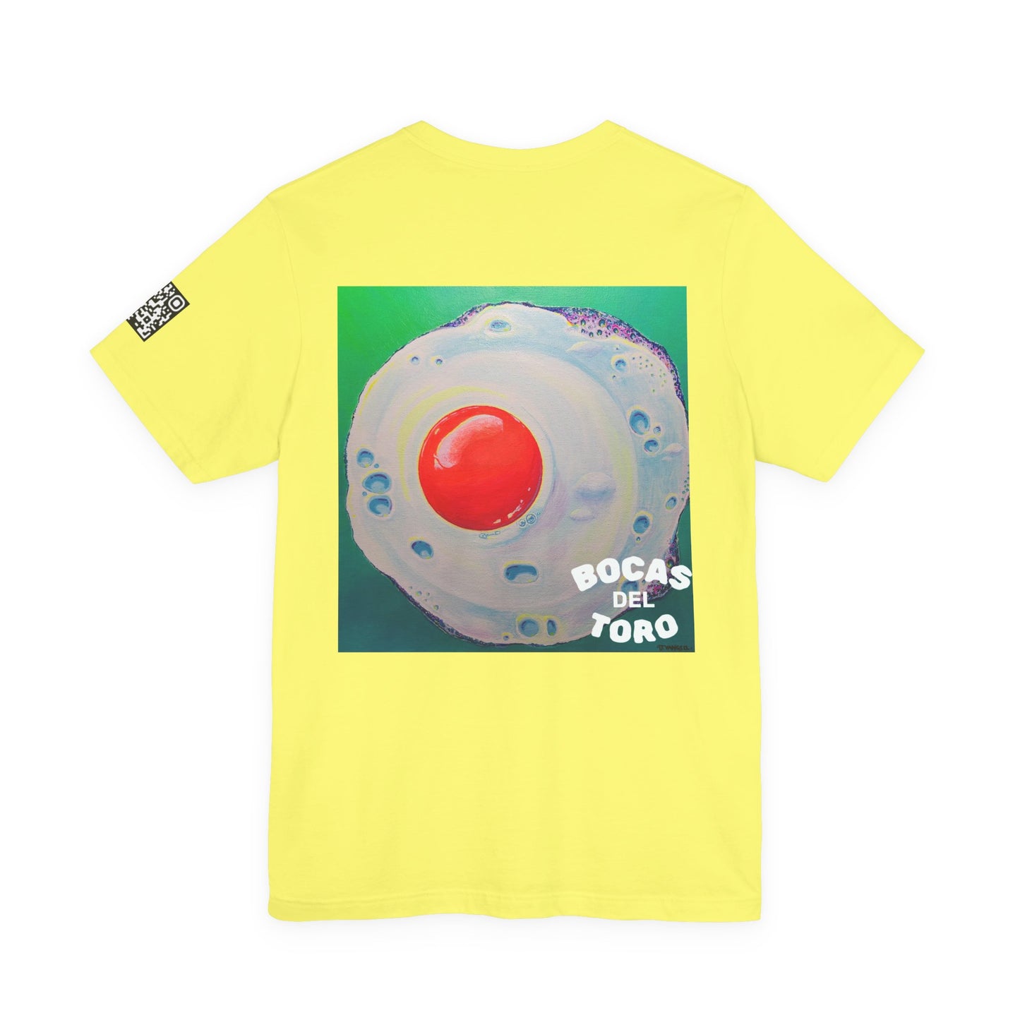 Unisex Neon Fried Egg Tee