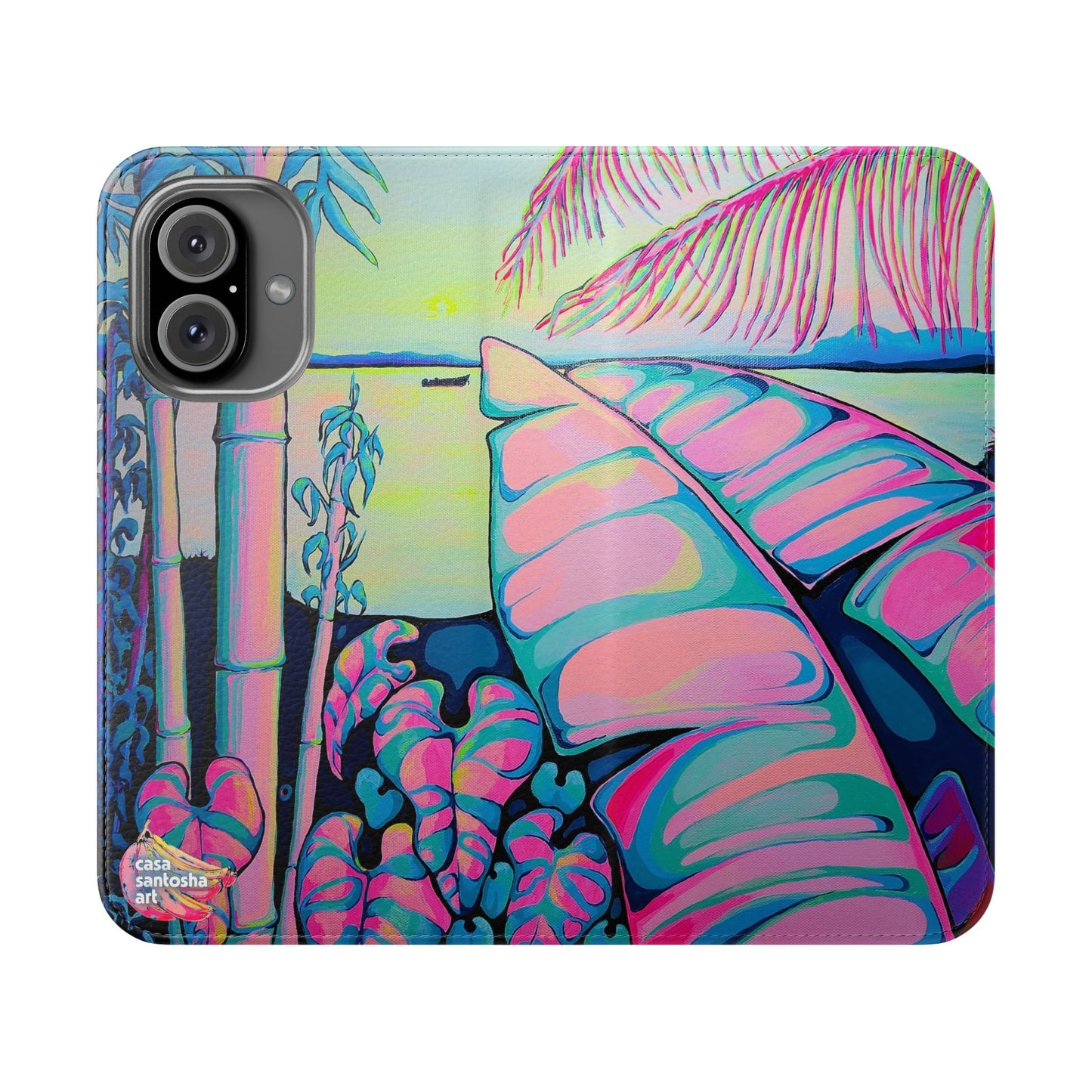 Serenity Bocas Flip Phone Case – Wallet Cover with Card Slots