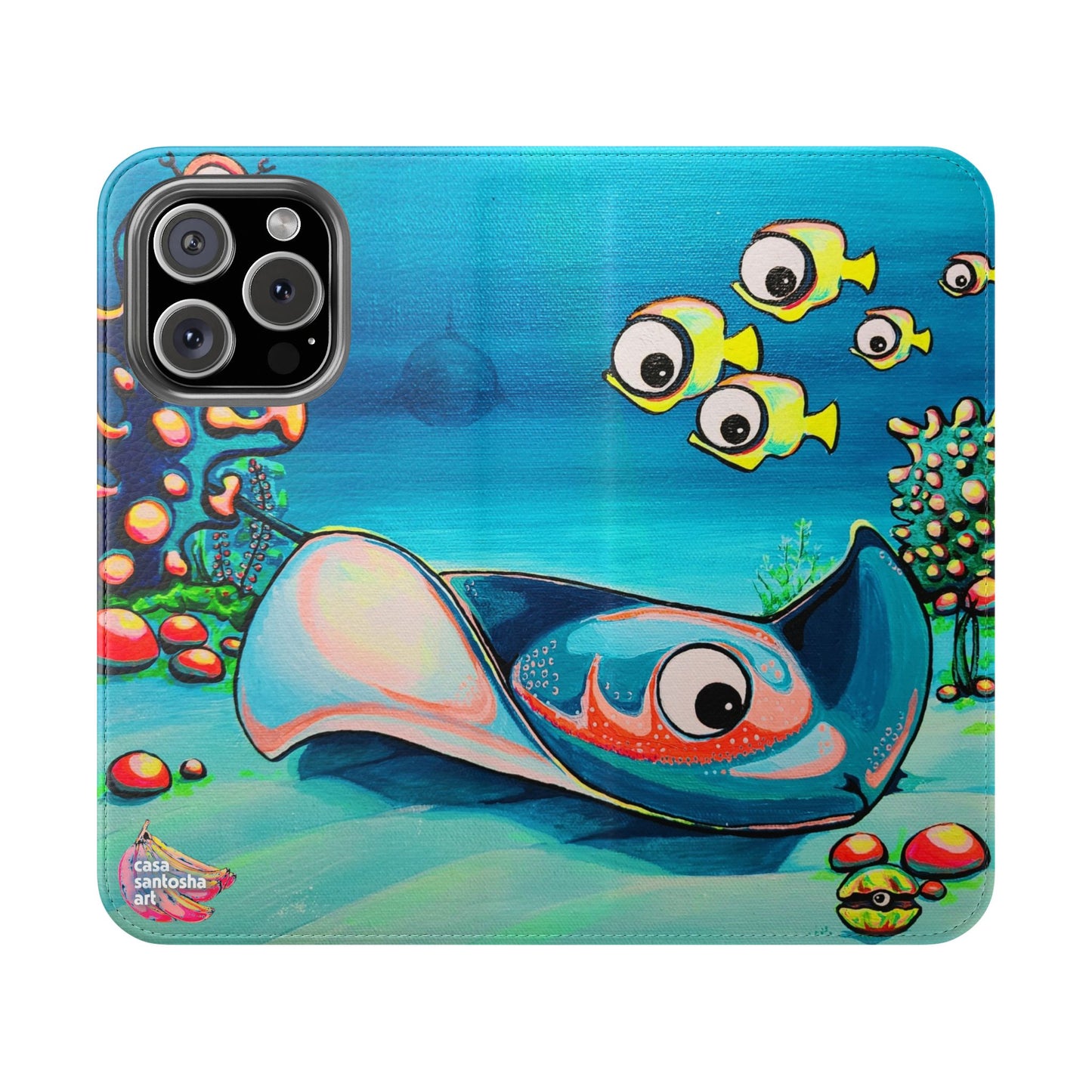 Cyclops Stingray Flip Phone Case – Wallet Cover with Card Slots