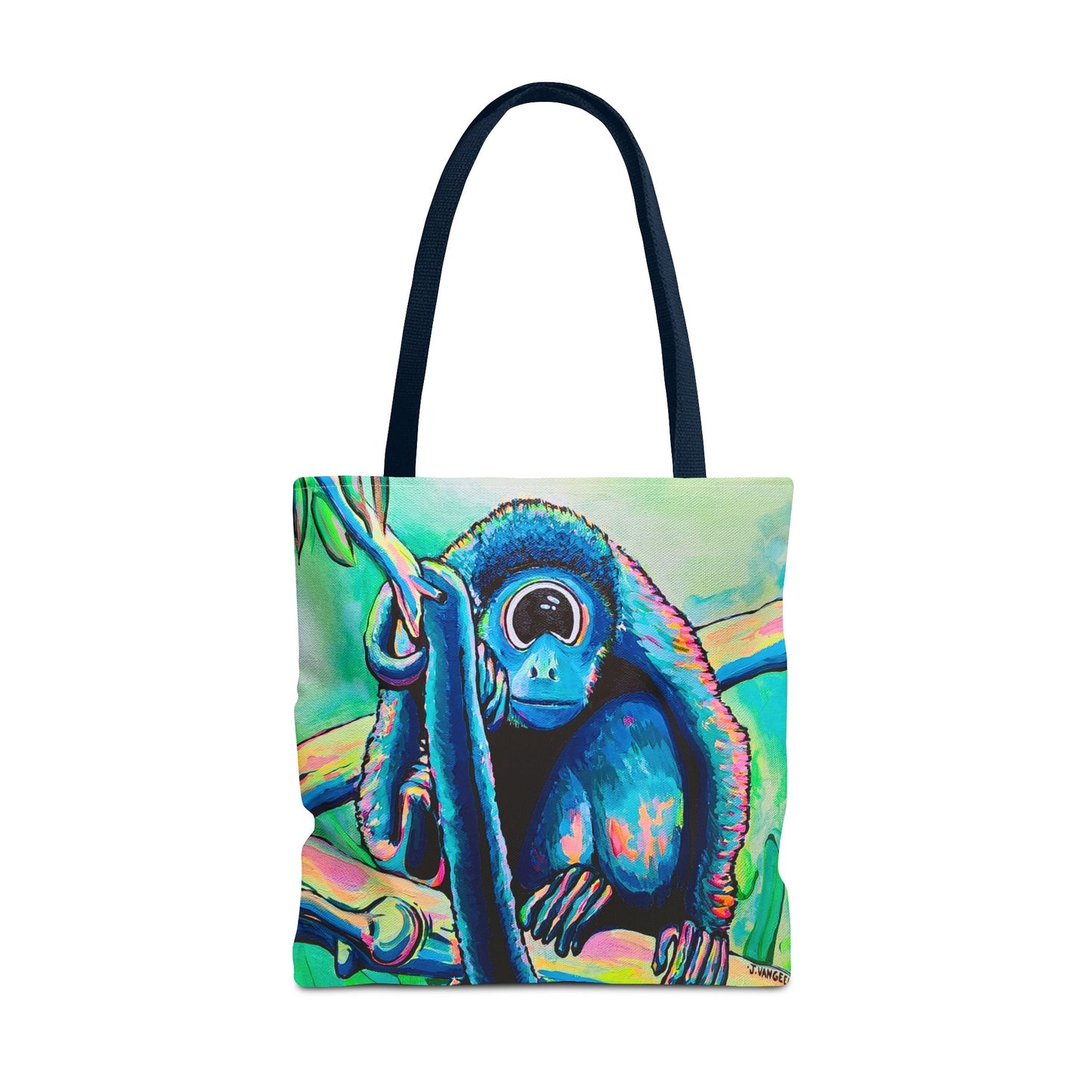 Premium Cyclops Monkey Tote Bag, Original Artist Design, Reusable Shopping Tote, Eco-Friendly